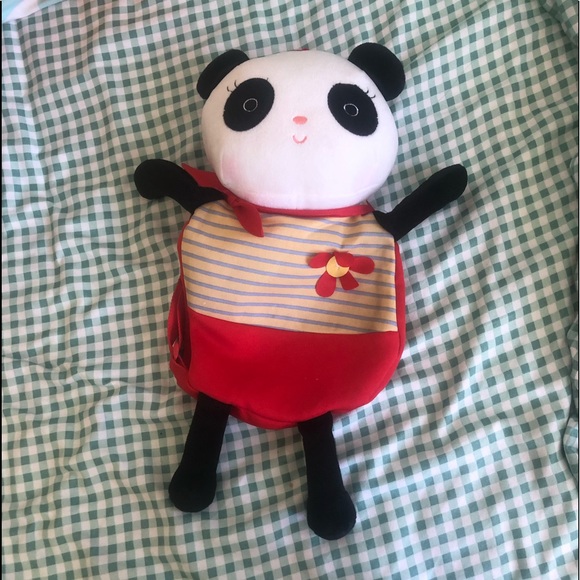 Panda plush backpack - Picture 1 of 3